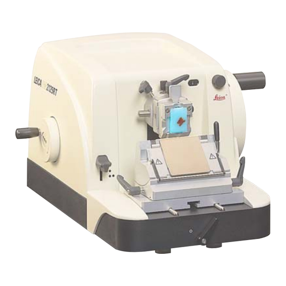 Leica  RM2125 Bedienungsanleitung