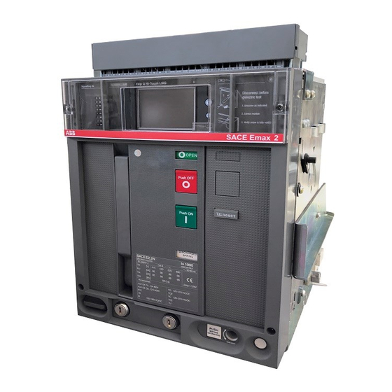 ABB SACE Emax 2 Kurzanleitung