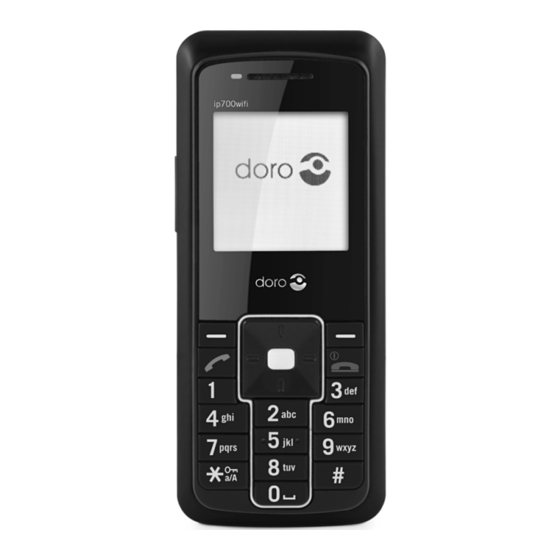 Doro ip700 wifi Handbücher