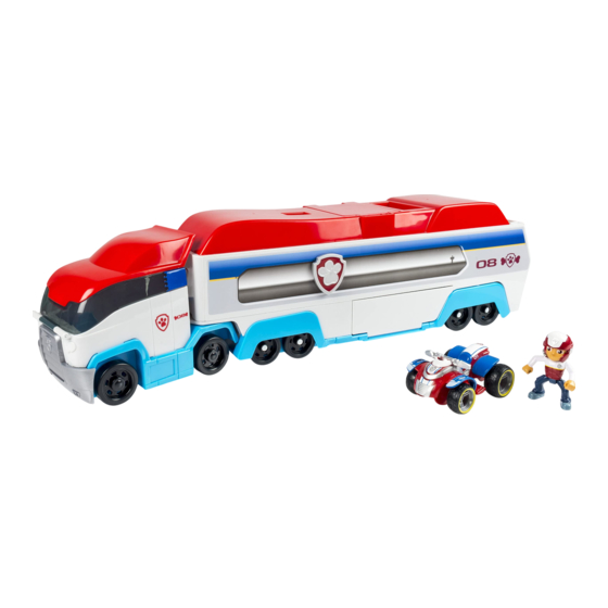 Spin Master PAW PATROLLER Vehicle Playset Bedienungsanleitung