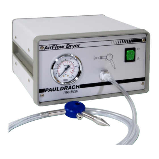 PAULDRACH medical AirFlow Dryer Gebrauchsanweisung