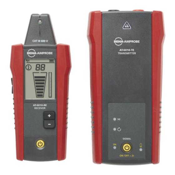 Beha-Amprobe AT-6010-EUR Kurzanleitung