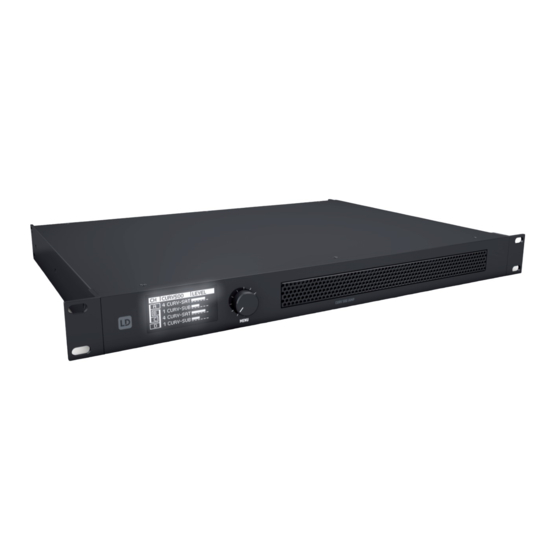 LD Systems CURV 500 I AMP Bedienungsanleitung