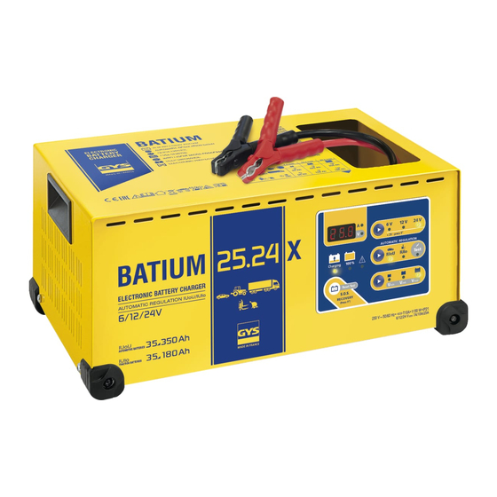 GYS BATIUM 25 Übersetzung Der Originalbetriebsanleitung