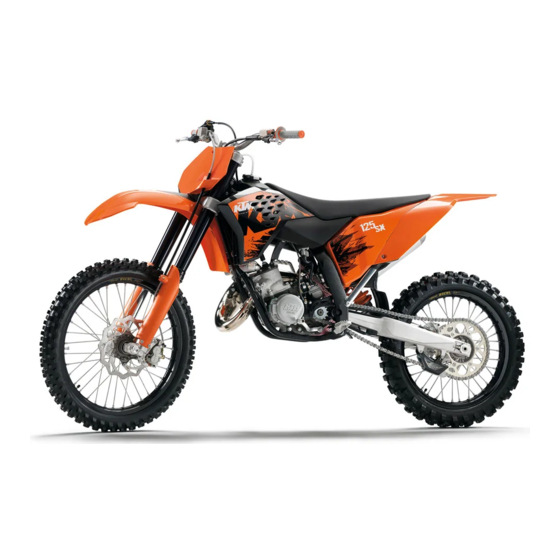 KTM 2007 125 SX Bedienungsanleitung