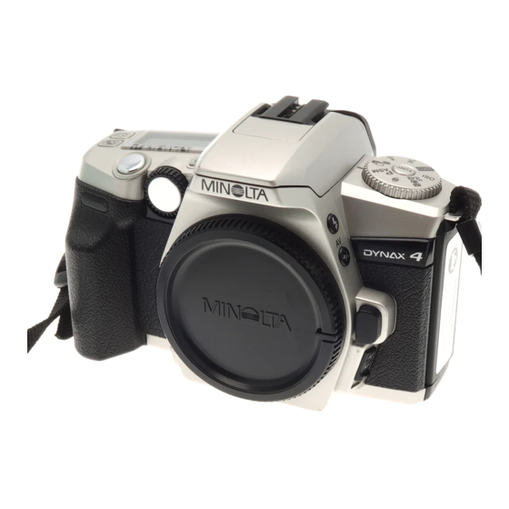 Minolta dynax 4 Bedienungsanleitung