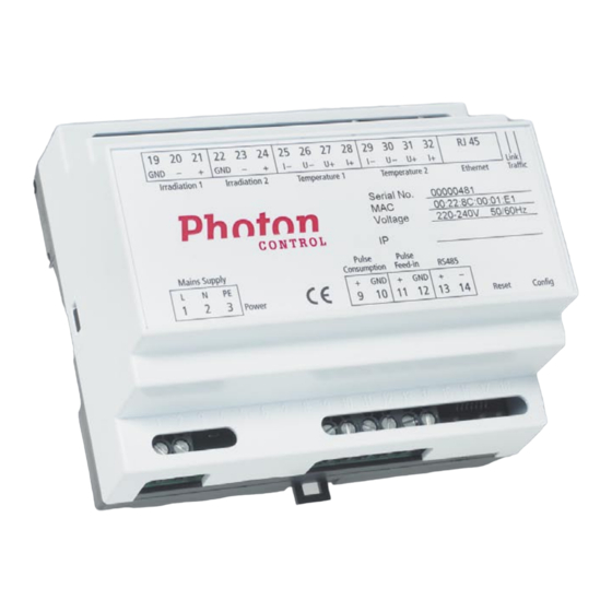 PHOTON PCD-1 Handbuch
