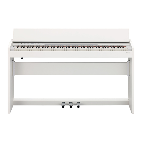 Roland F-120 Bedienungsanleitung