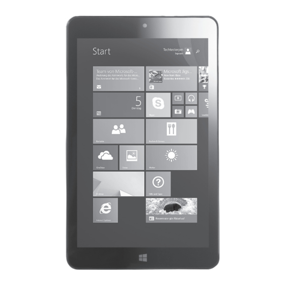 TOUCHLET PC XWI.8 Handbücher
