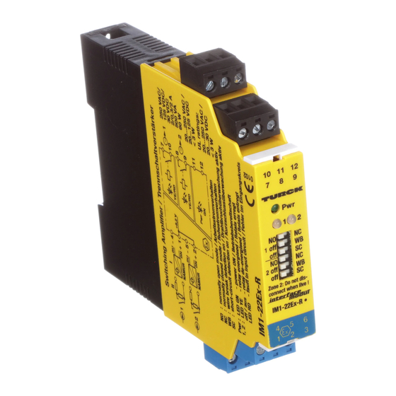 turck IM1-22Ex-R Serie Kurzanleitung
