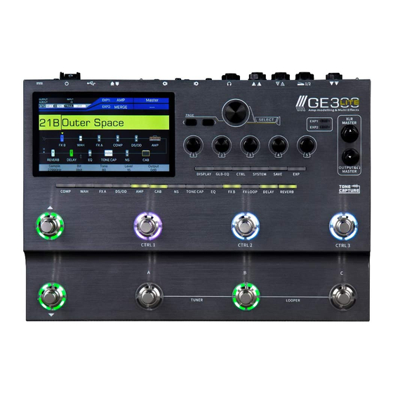 Mooer GE300 LITE Benutzerhandbuch