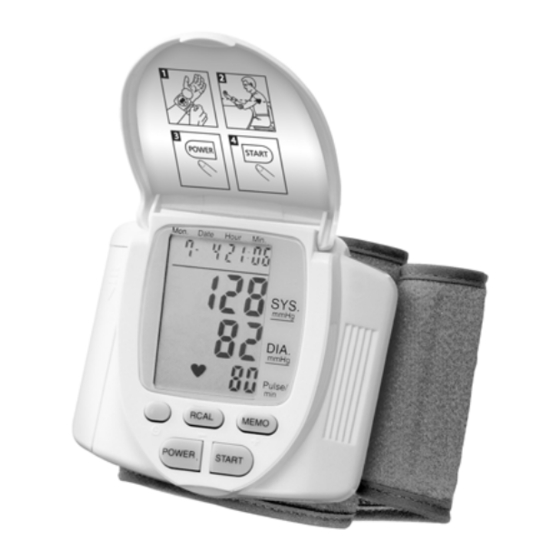 Topcom BPM WRIST 3301 Bedienungsanleitung