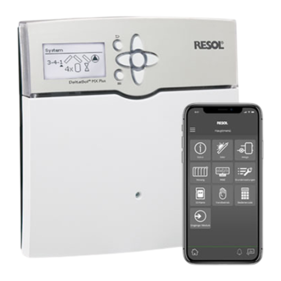 Resol MX Plus Handbuch
