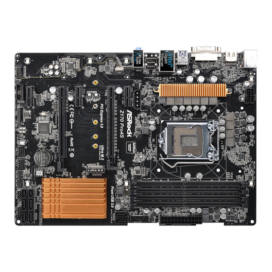 ASROCK Z170 Pro4S Bedienungsanleitung