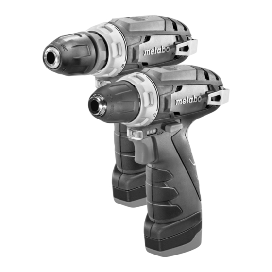 Metabo PowerMaxx BS Originalbetriebsanleitung