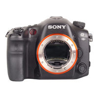 Sony Alpha SLT-A99 Handbuch
