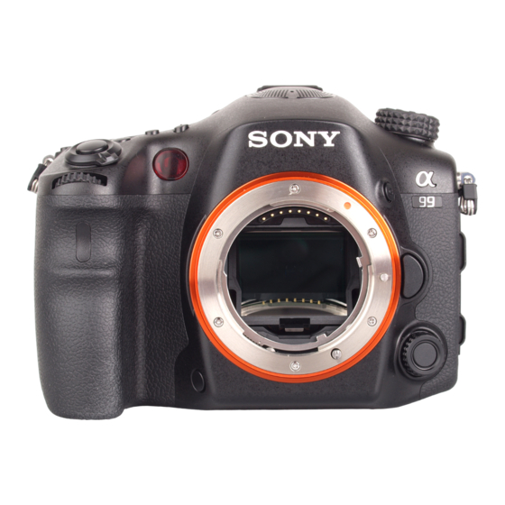 Sony SLT-A99 Handbuch