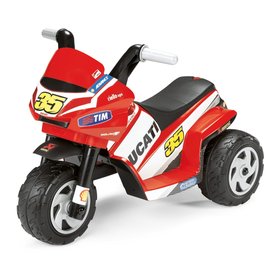 Peg Perego Mini Ducati Gebrauch Und Wartung