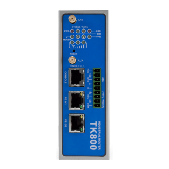 Welotec TK800 Serie Schnellstartanleitung