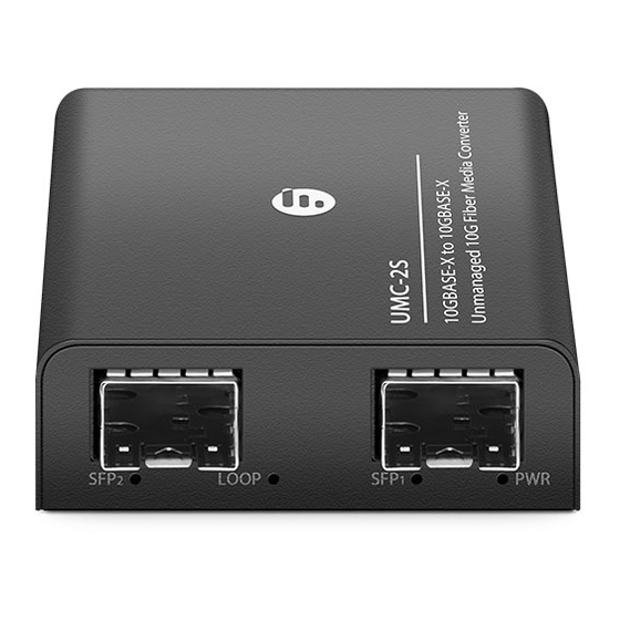 FS MINI UNMANAGED 10GIGABIT FIBER MEDIA CONVERTER Schnellstartanleitung