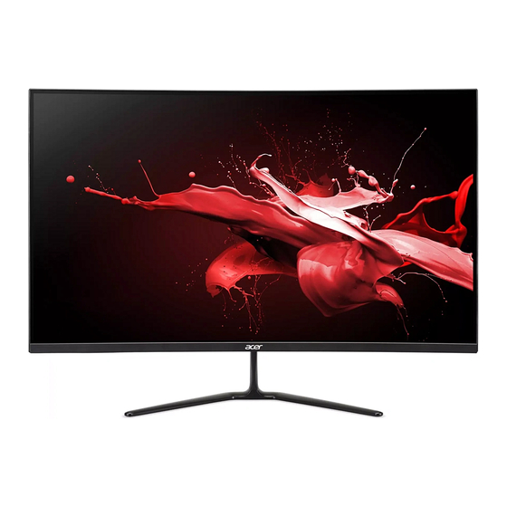 Acer ED320QR Benutzerhandbuch