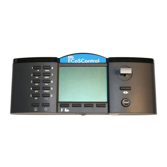 Esu ECoSControl Betriebsanleitung