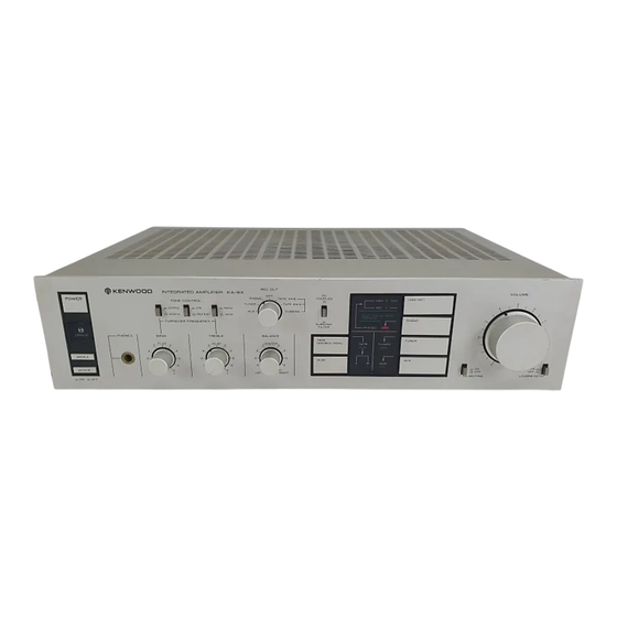 Kenwood KA-9X Bedienungsanleitung