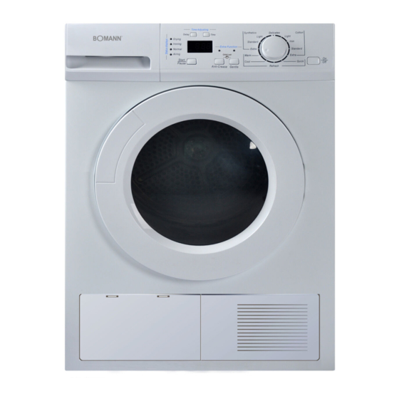 BOMANN WTK 5020 Bedienungsanleitung