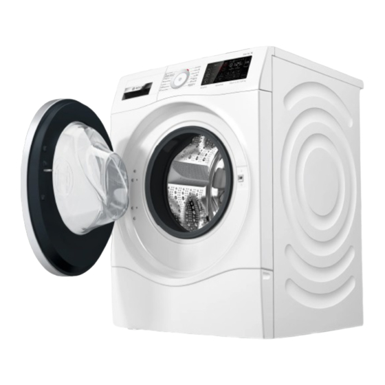 Bosch WDU8H541EU Gebrauchs- Und Aufstellanleitung