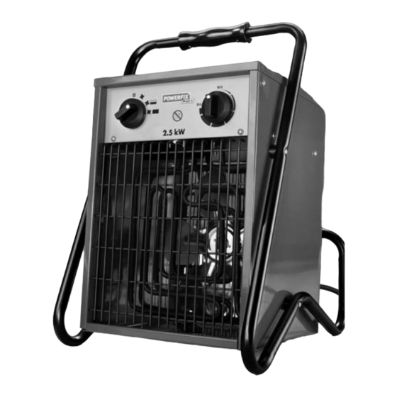 Powerfix Profi PHG 2500 A1 Bedienungsanleitung