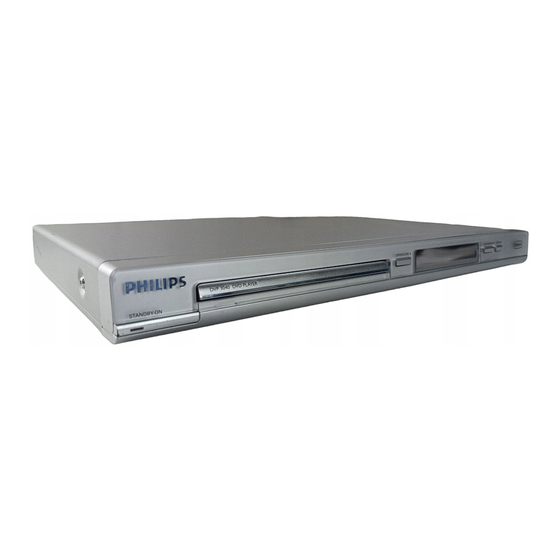 Philips DVP3040/12 Bedienungsanleitung