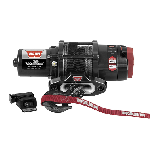 WARN PROVANTAGE 2500-S Bedienungsanleitung