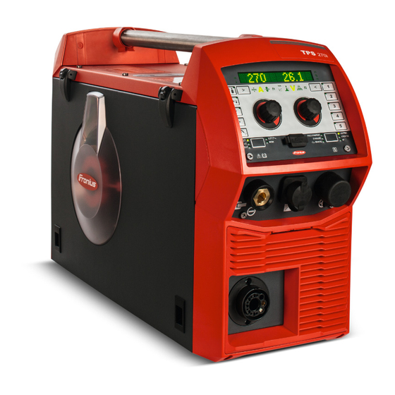Fronius TPS 270i C Kurzanleitung