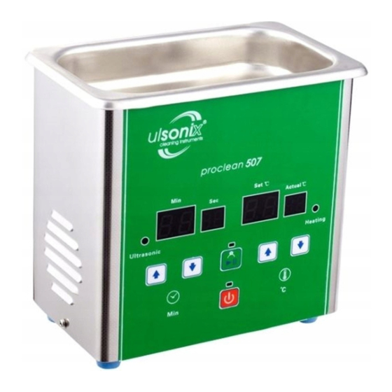 ulsonix PROCLEAN 507 Bedienungsanleitung