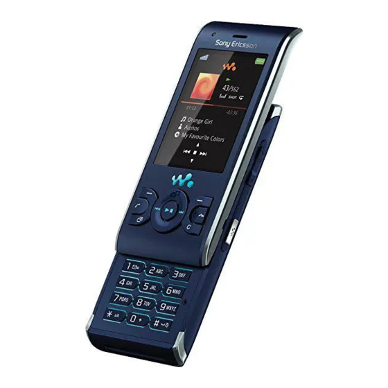 Sony Ericsson W595 Walkman Bedienungsanleitung