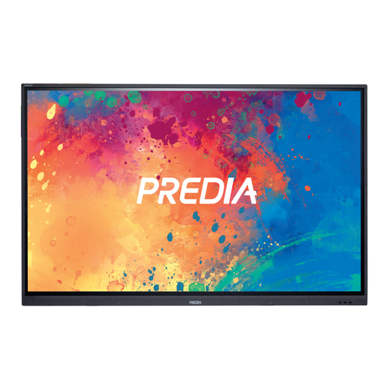 PREDIA Touch Swift Bedienungsanleitung