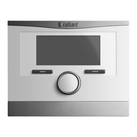 Vaillant multiMATIC VRC 700/6 Servicehandbuch