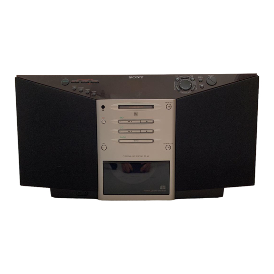 Sony ZS-M7 Bedienungsanleitung