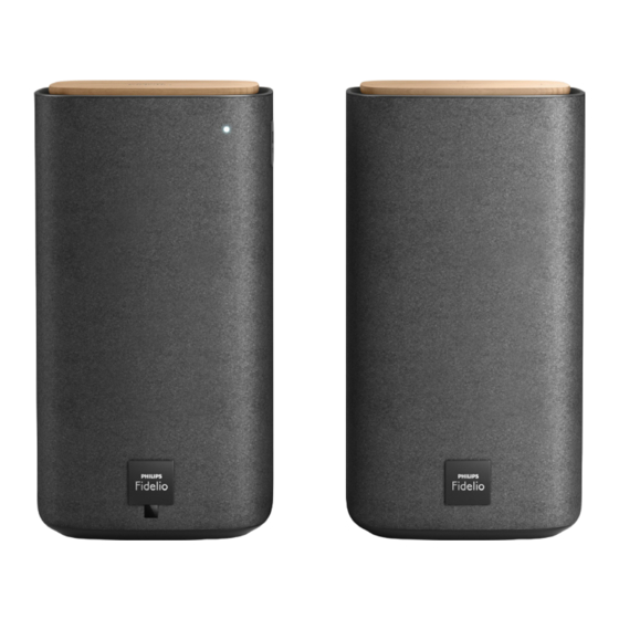Philips Fidelio BTS7000 Kurzanleitung