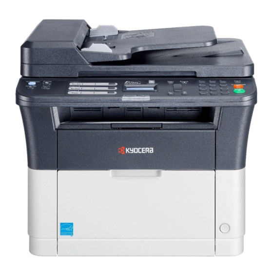 Kyocera FS-1025MFP Bedienungsanleitung