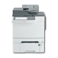 Lexmark X548 Series Benutzerhandbuch