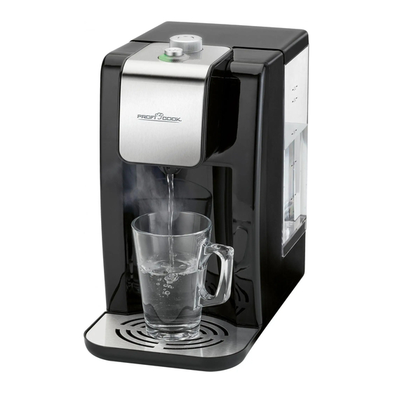 Profi Cook PC-HWS 1168 Bedienungsanleitung, Garantie
