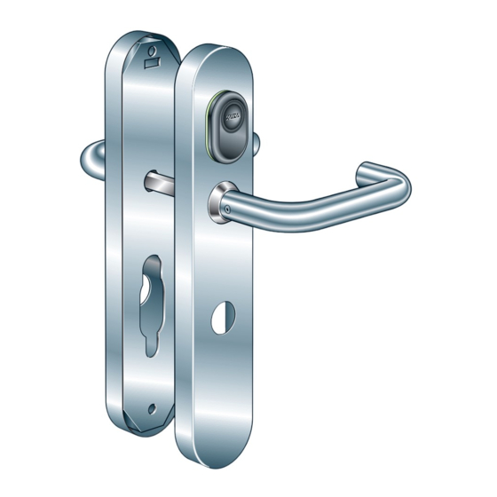 Kaba elolegic/exos c-lever remote Installationsanleitung