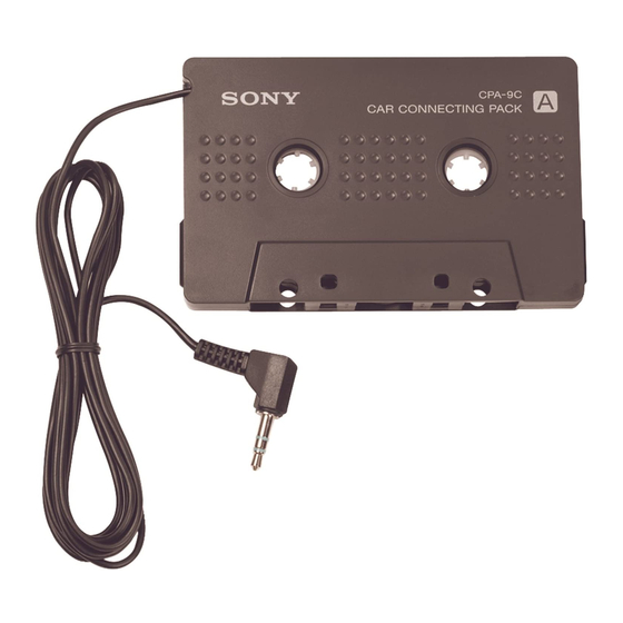 Sony CPA-9C Bedienungsanleitung