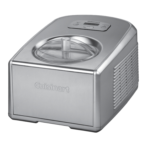 Cuisinart ICE-100BCU Benutzerhandbuch