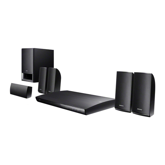 Sony BDV-E190 Montageanleitung