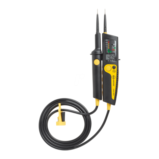 Amprobe 2100-Alpha Bedienungsanleitung