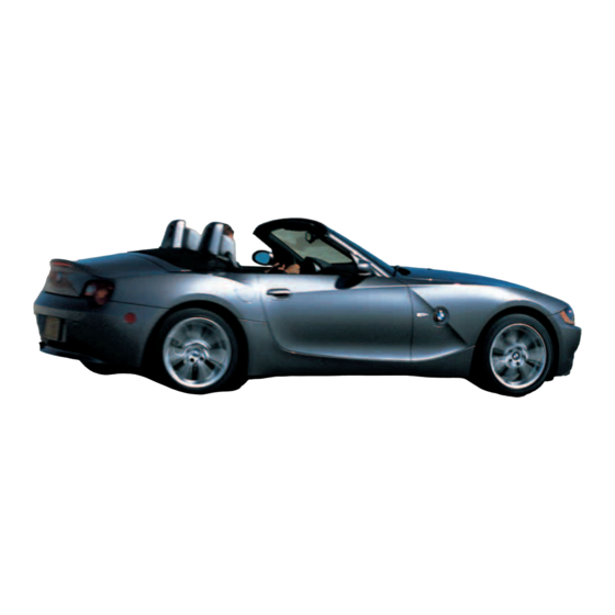 BMW Z4 2.5i Betriebsanleitung