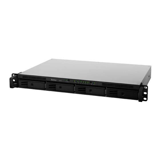 Synology RackStation RS815 Schnellstartanleitung