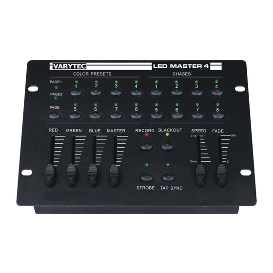 Varytec LED Master 4 Bedienungsanleitung
